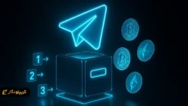 آموزش تصویری ساخت و استفاده از ولت تلگرام (راهنمای قدم به قدم)